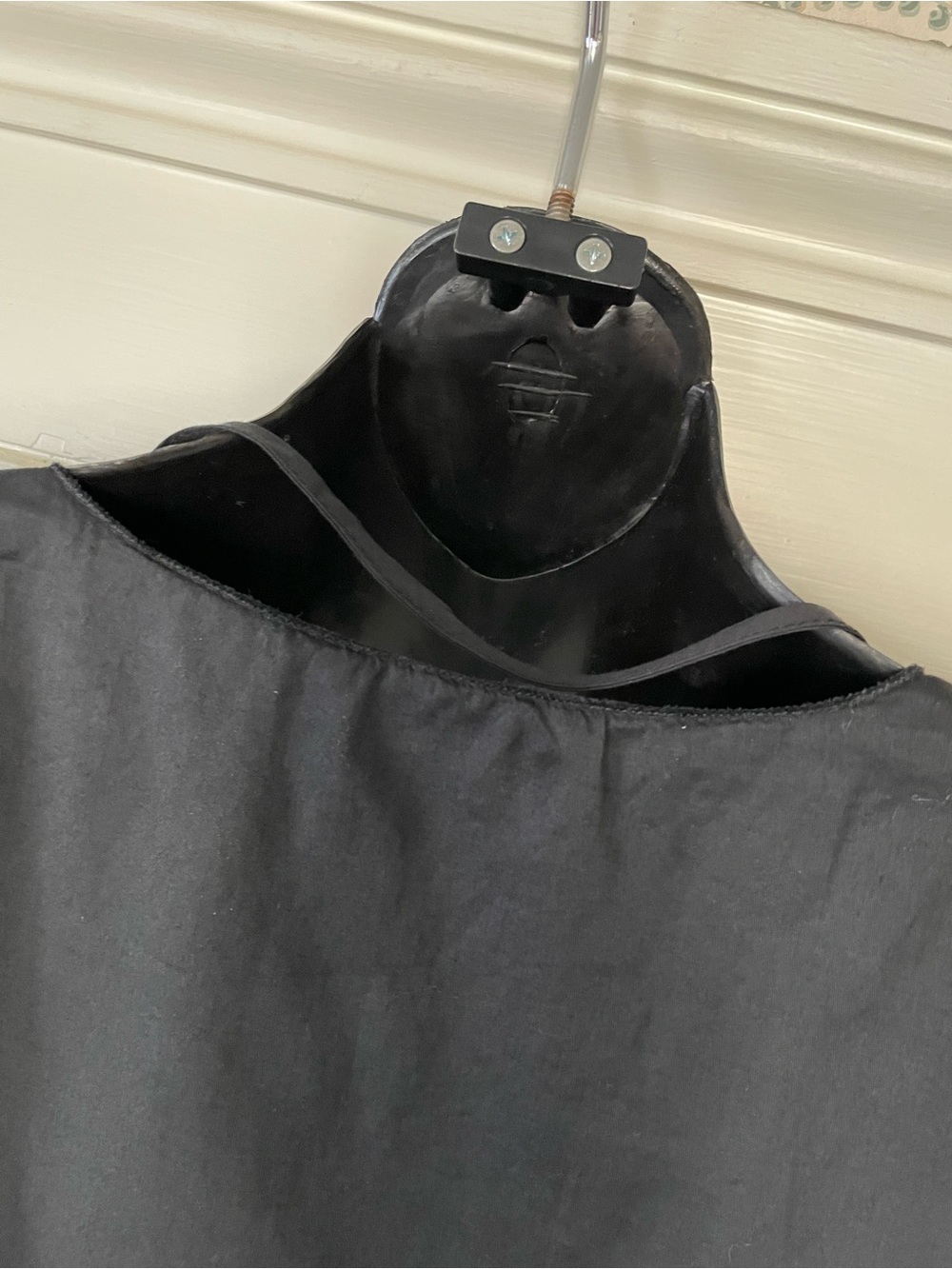 PRADA Black Ruched Ruffle Front V-neck Dress - Picture 7 of 11